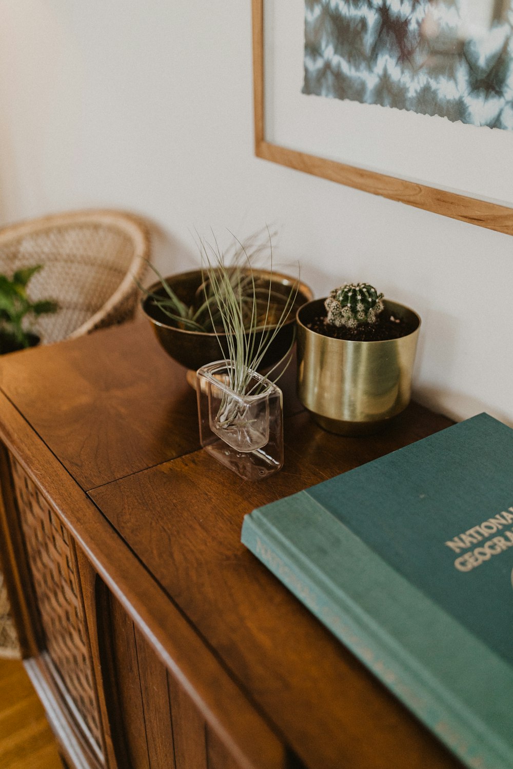 brown wooden cabinet