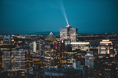 cityscape under blue sky