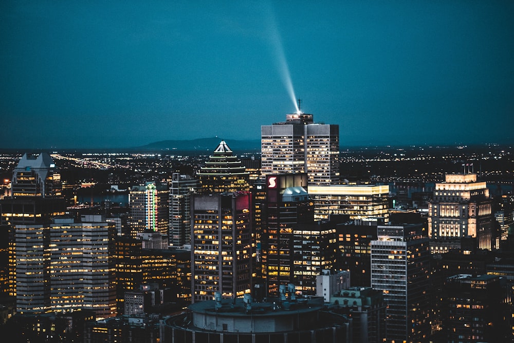 cityscape under blue sky