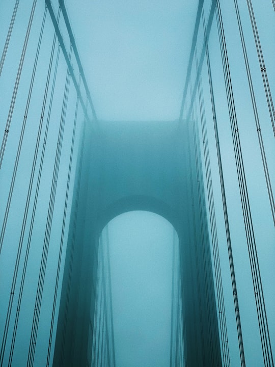 gray concrete bride scenery in Verrazzano-Narrows Bridge United States