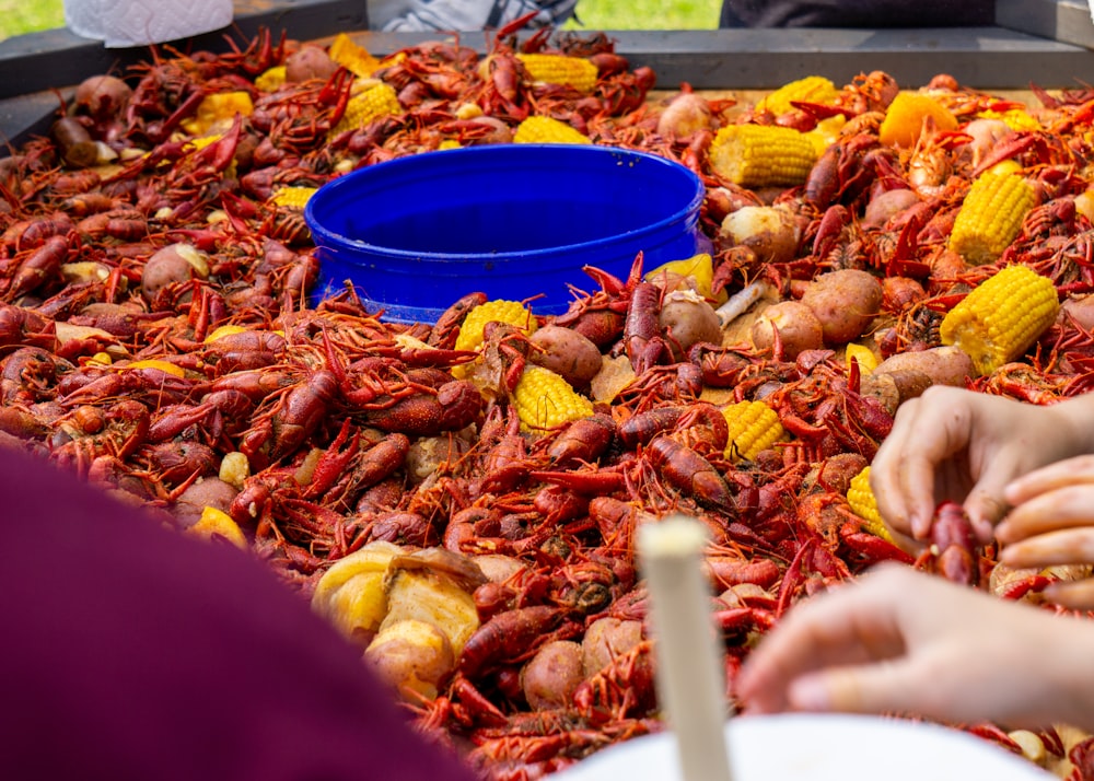 crabs and corns