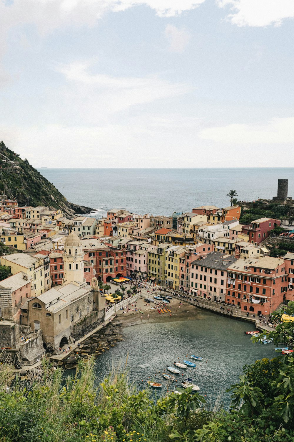 buildings near body of water