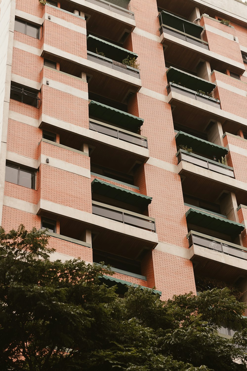 pink concrete building