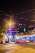time lapse photography of road and building during nighttime