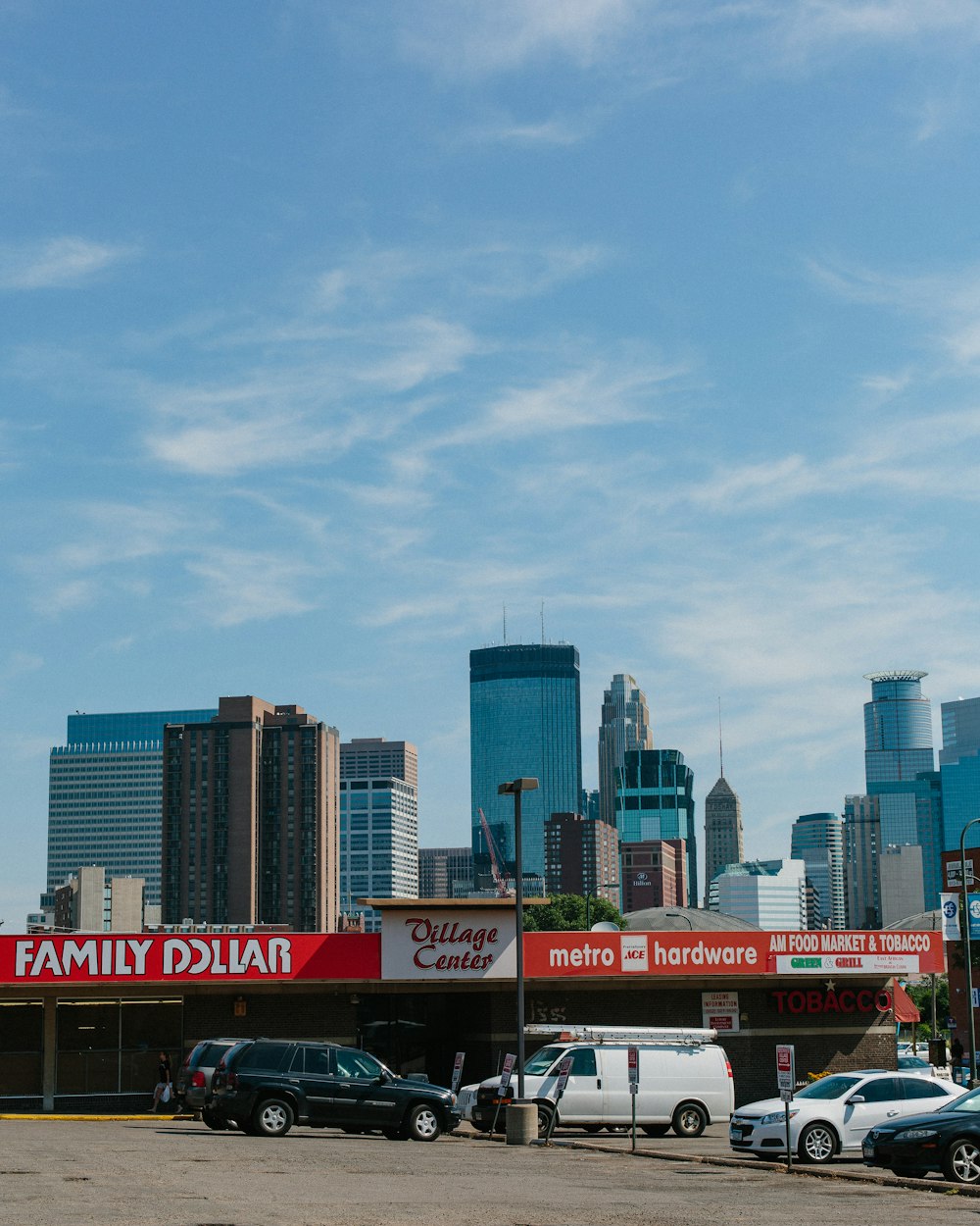 cityscape under blue sky