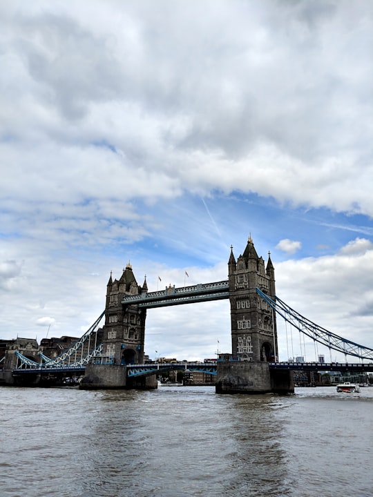 Tower Bridge, England in Potters Fields Park United Kingdom