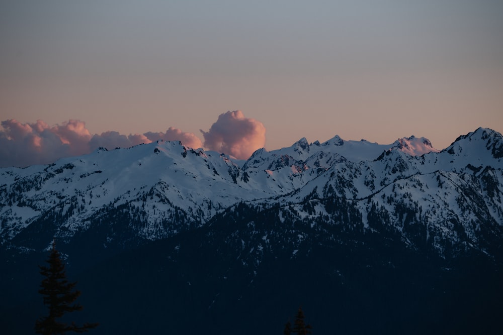 snow covered mountain