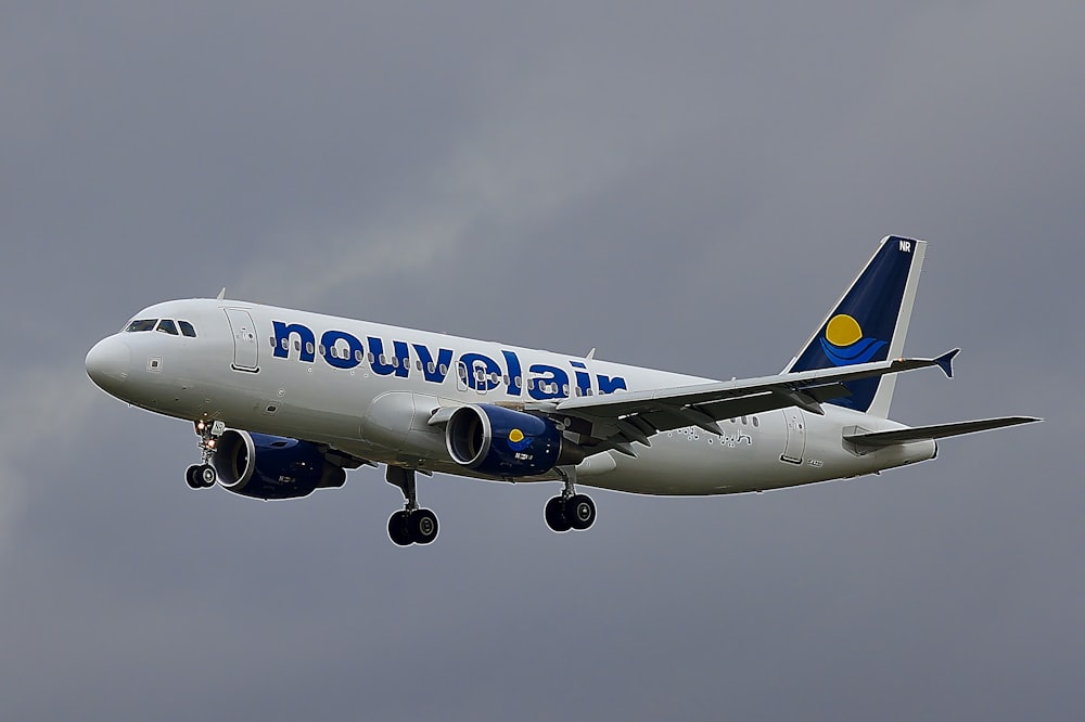 flying Nouvelair airliner