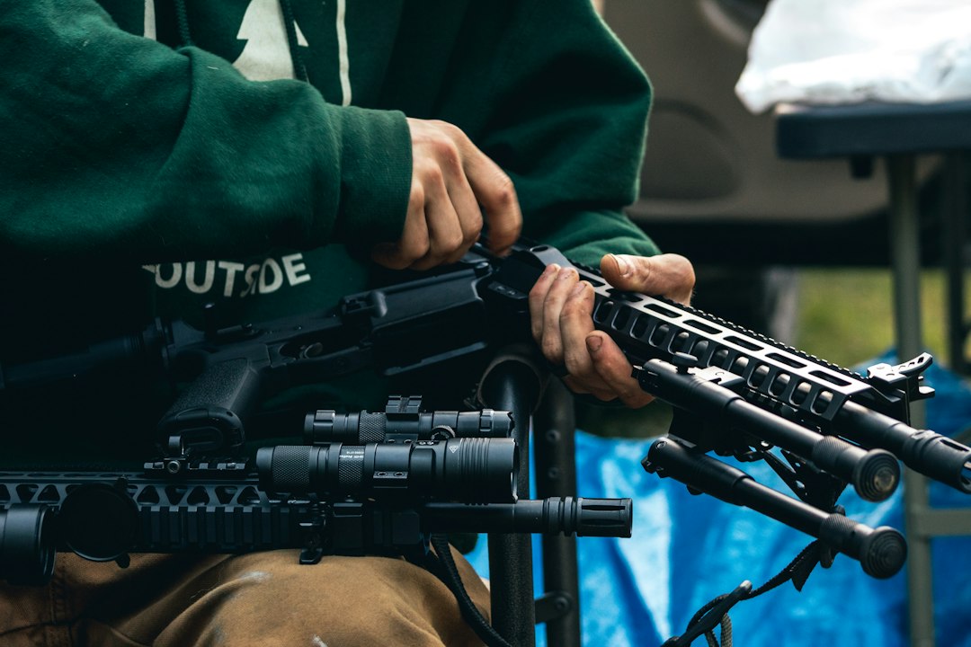 rifle barrel closeup