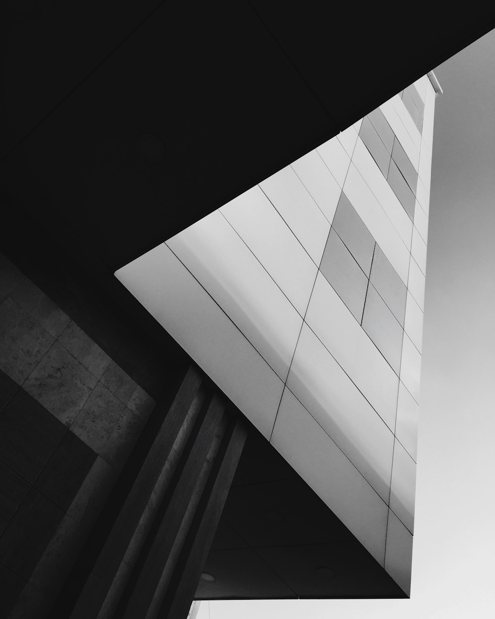 low angle-photography of concrete building