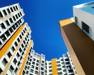 low-angle photography of high-rise building