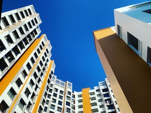 low-angle photography of high-rise building