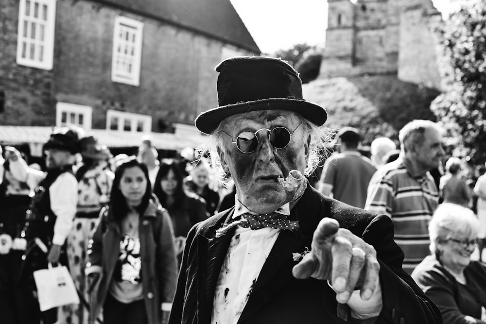 man wearing hat