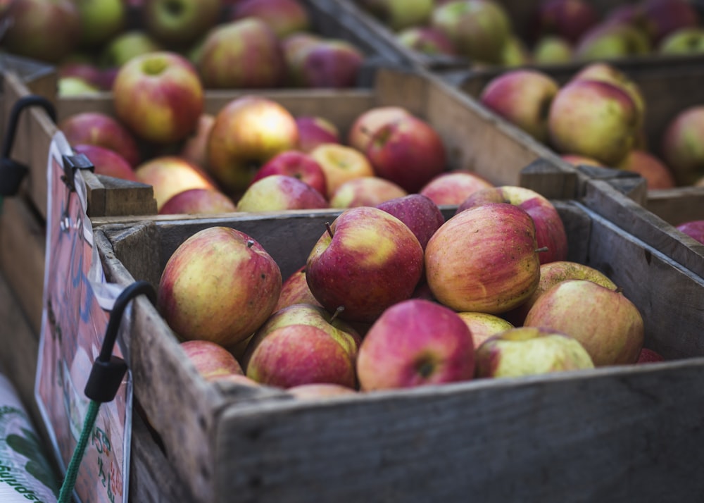 box of apple fruit