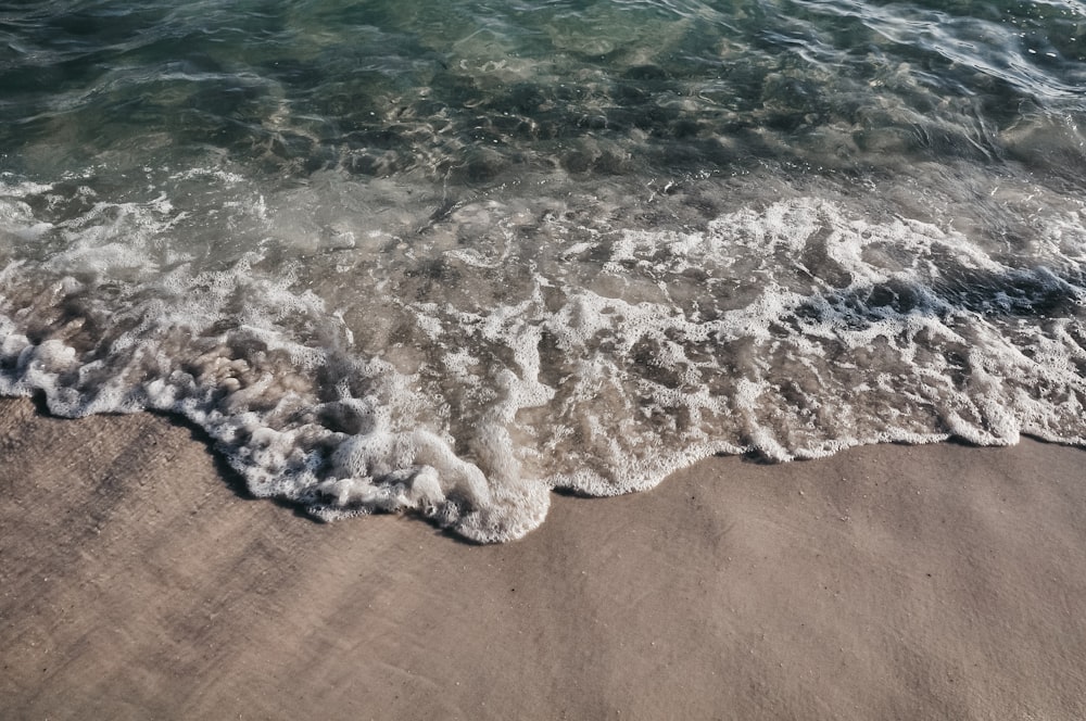 long exposure photography of body of water