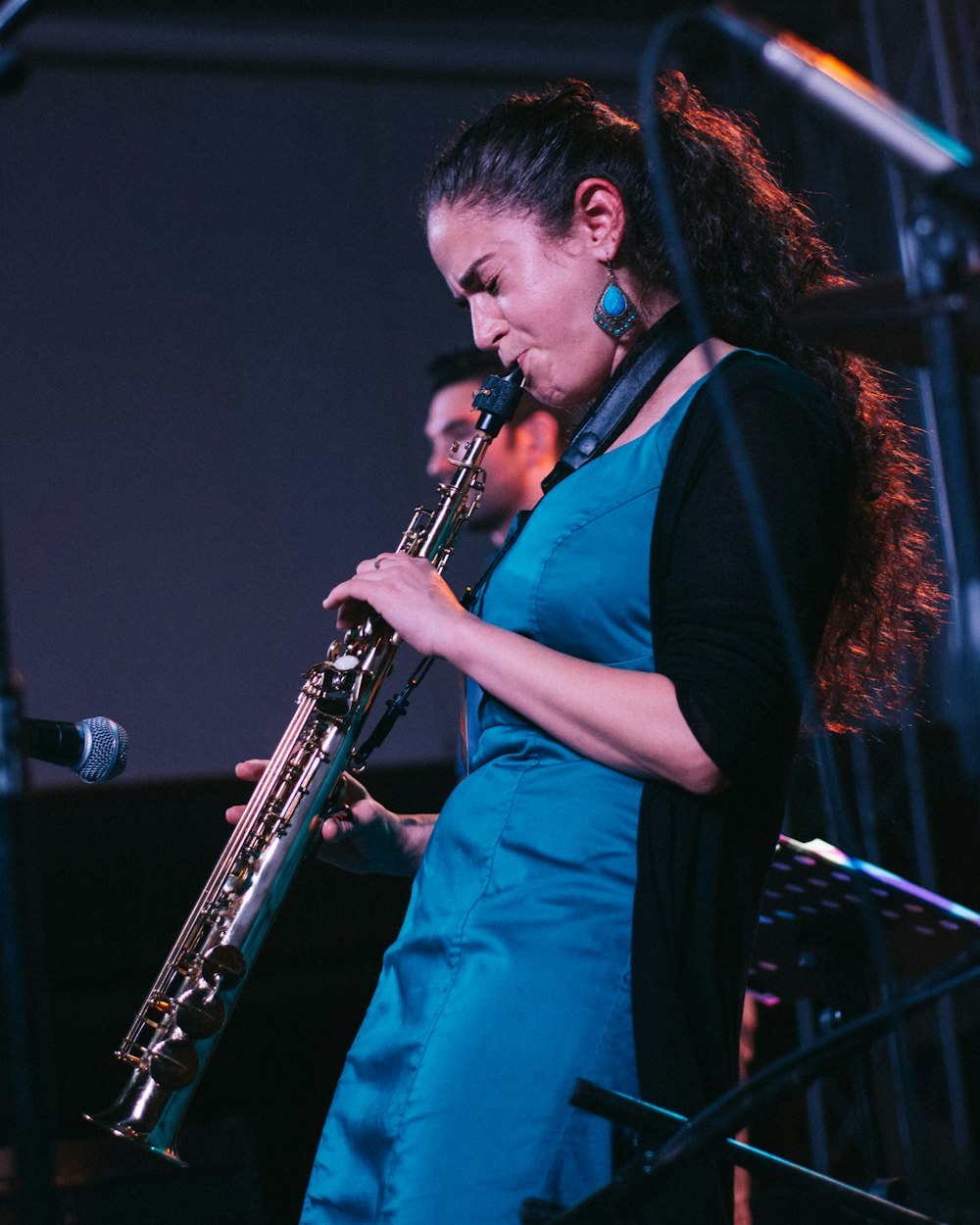 unknown celebrity playing musical instrument