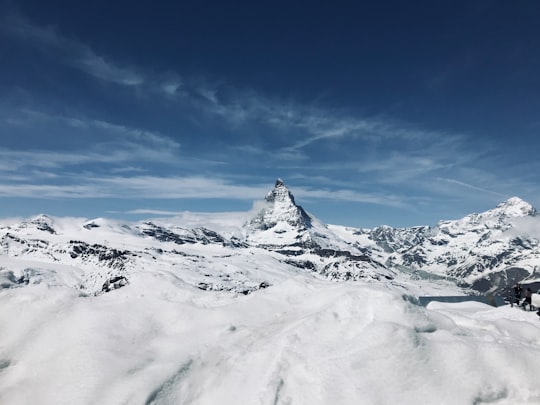 snow cover mountain photography in Gornergrat Station Switzerland