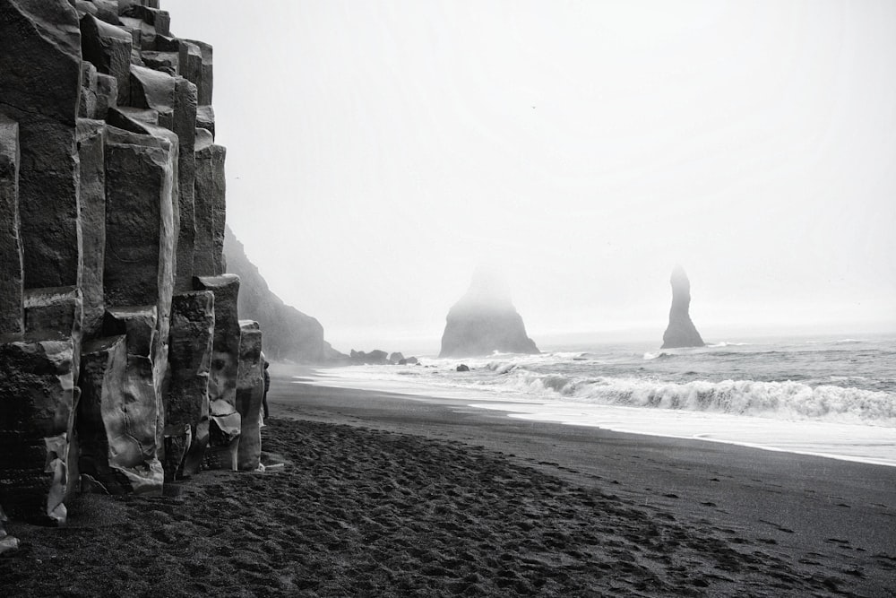 rock formations at the shore