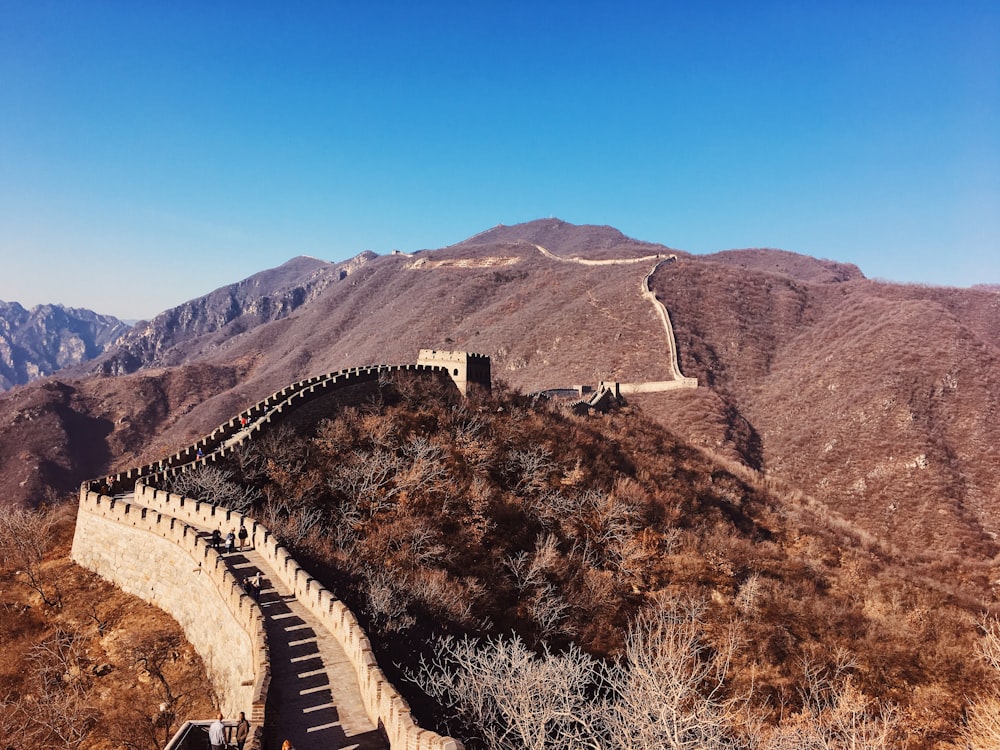 Photo de la Grande Muraille de Chine pendant la journée