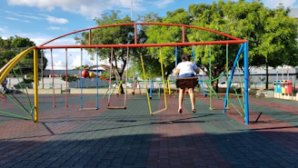 girl on swing