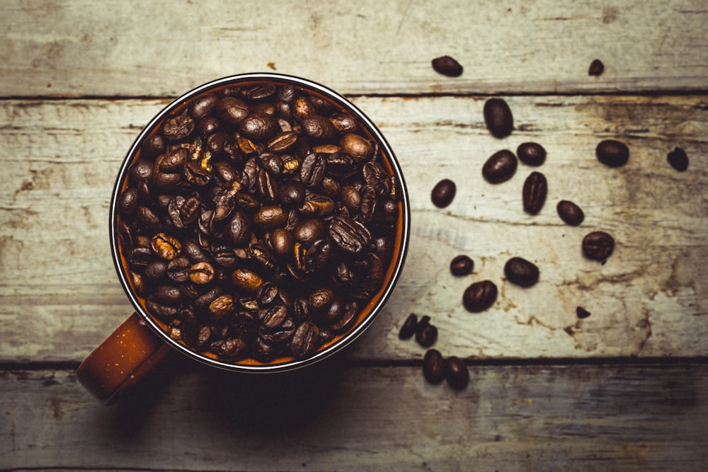 cup of coffee beans