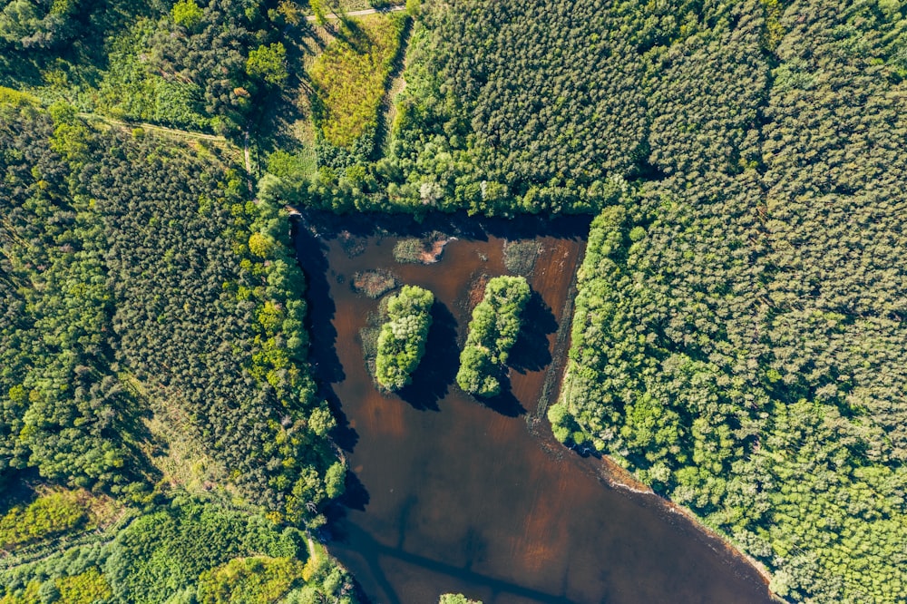 aerial view of landscape