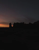 A beautiful sunset backdrop with a rocket launch silhouette.