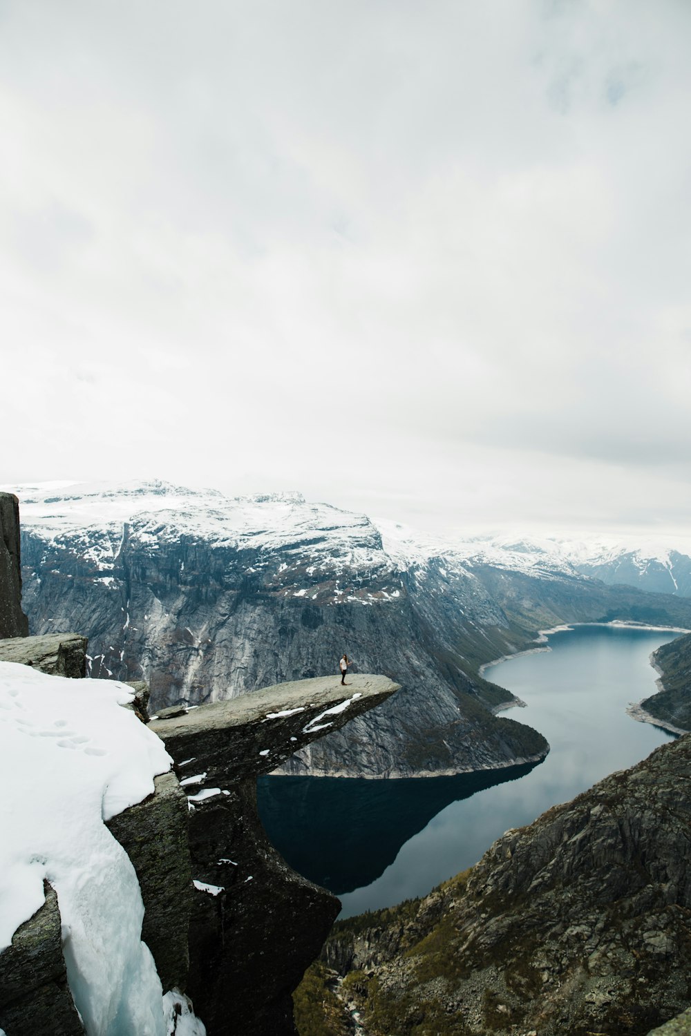 snow-covered mountains