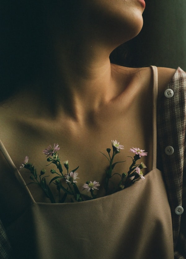 chest of flowers, beauty