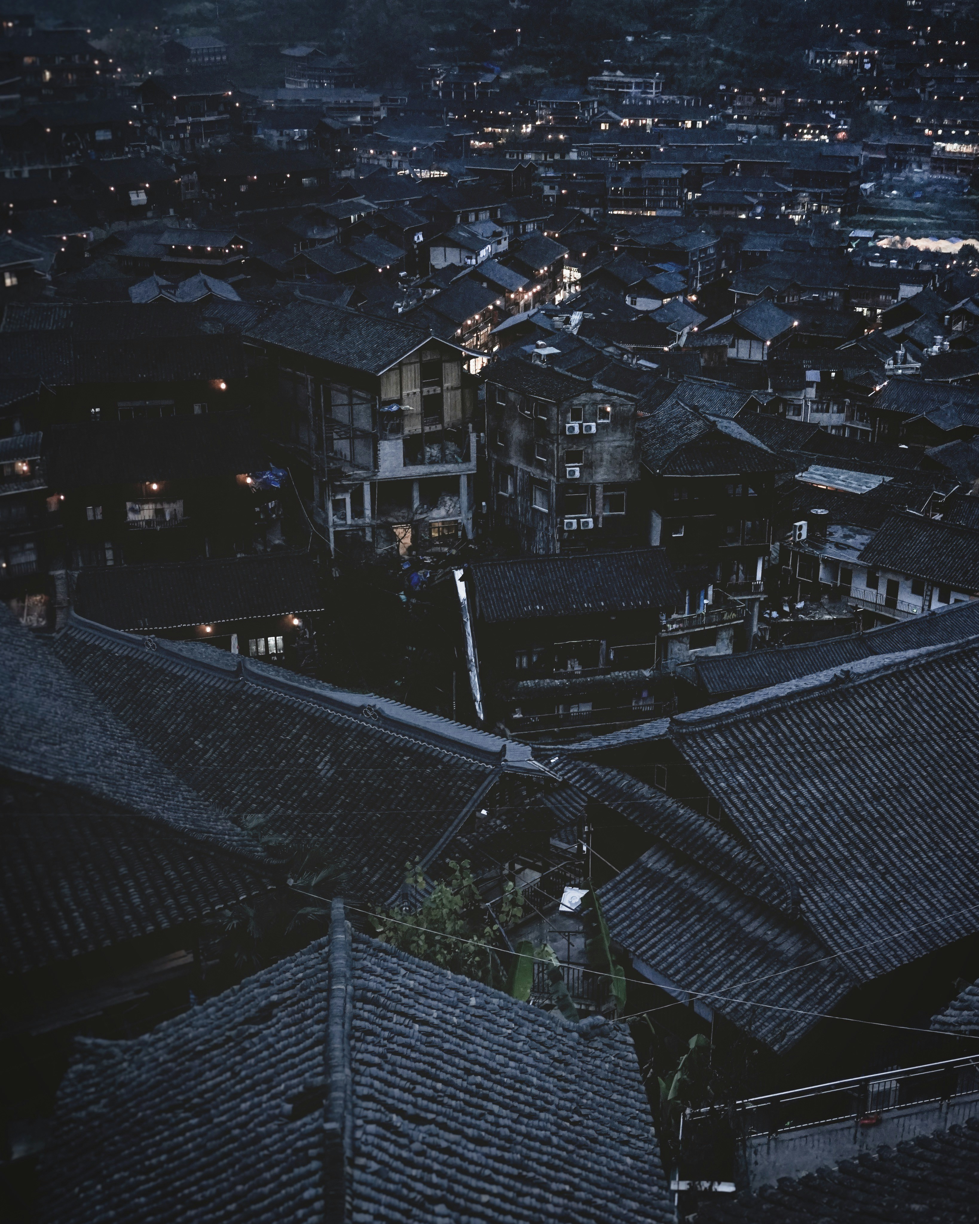 aerial photography of city