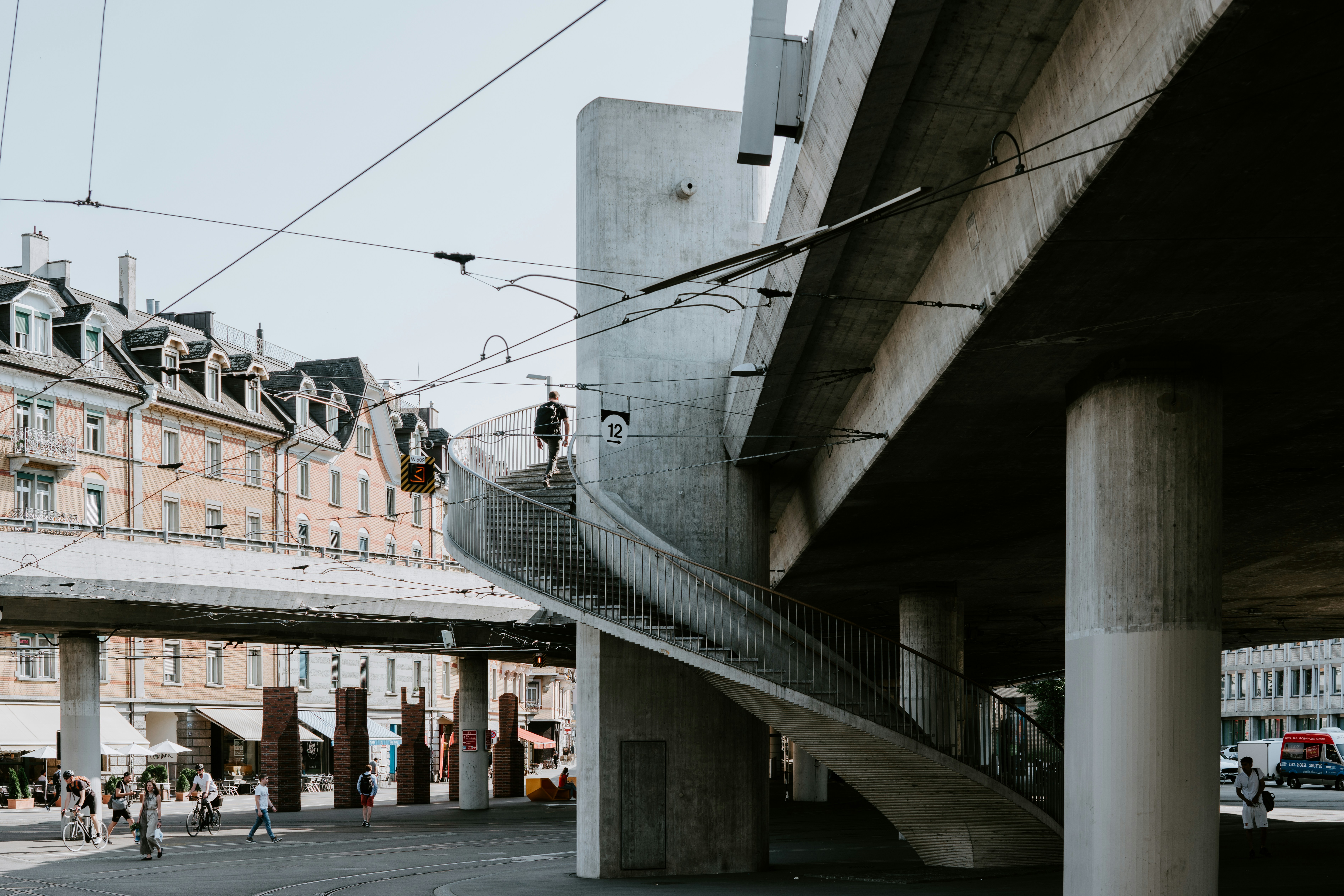 brown and grey concrete building during daytime