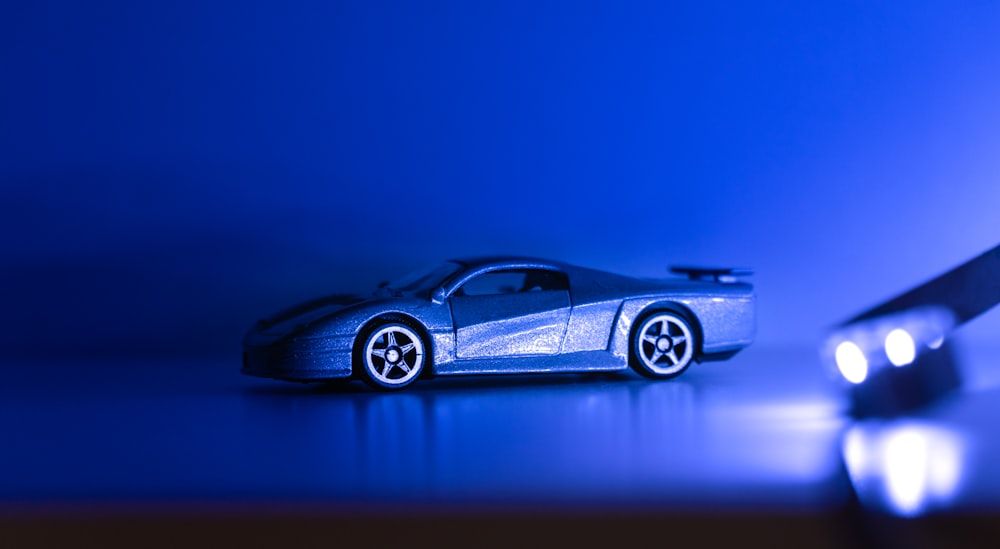 blue toy car