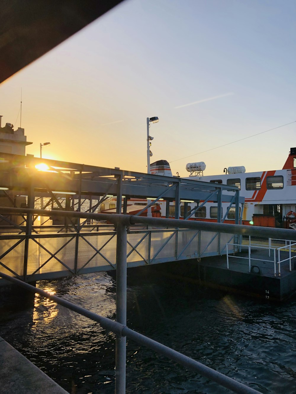 bridge connecting to boat