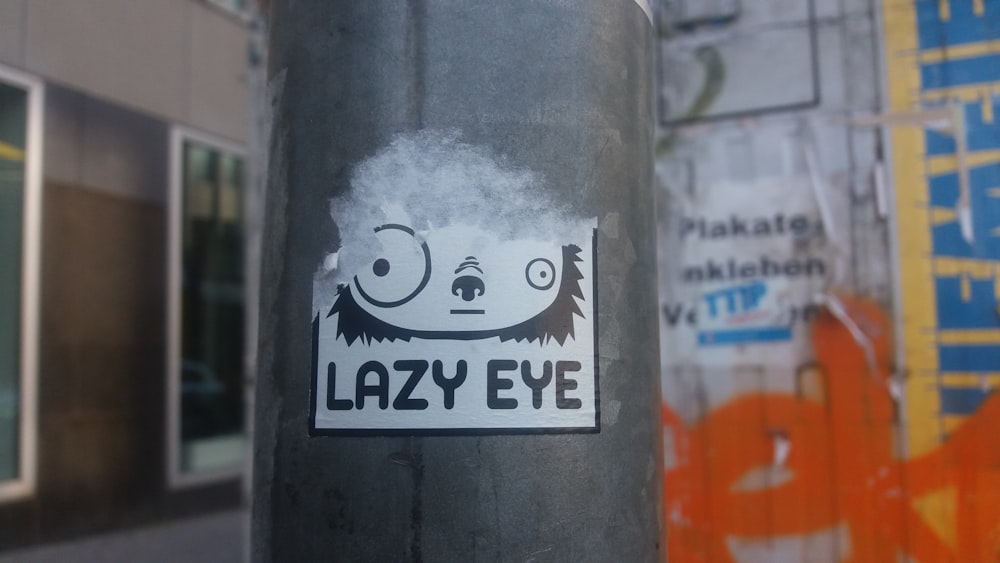 Lazy Eye decal