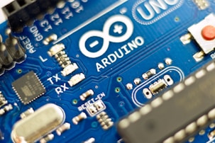 blue circuit board