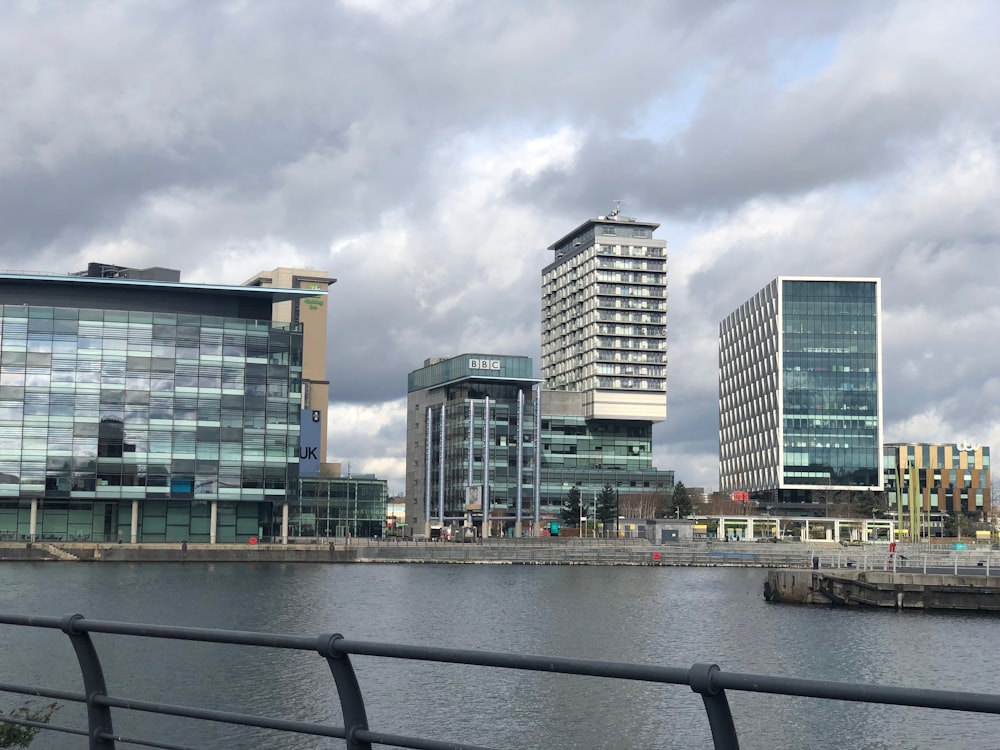 buildings across river