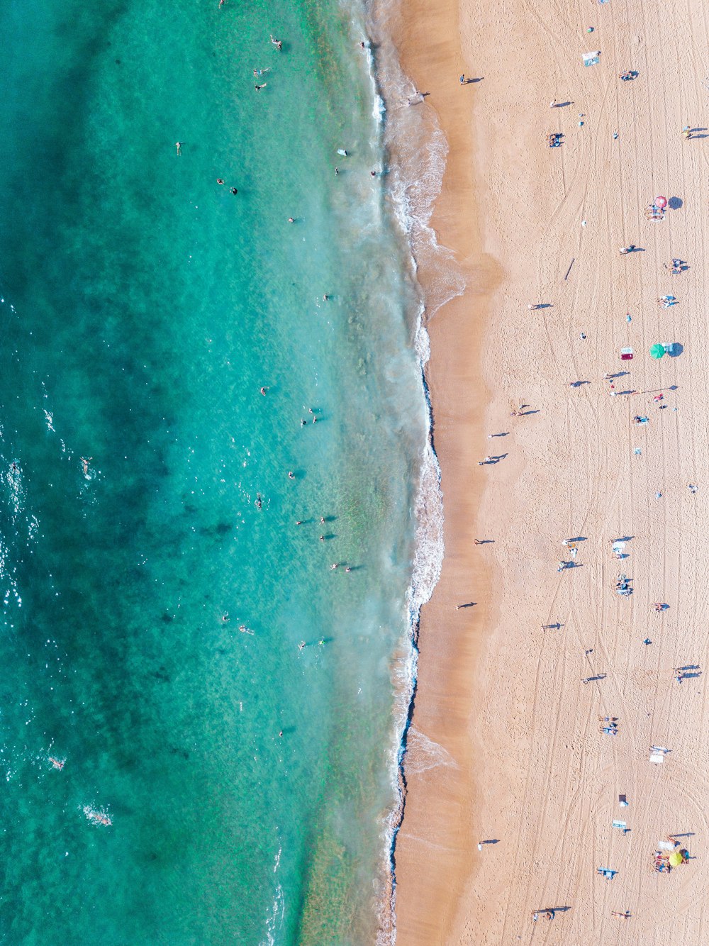 aerial photography of sea