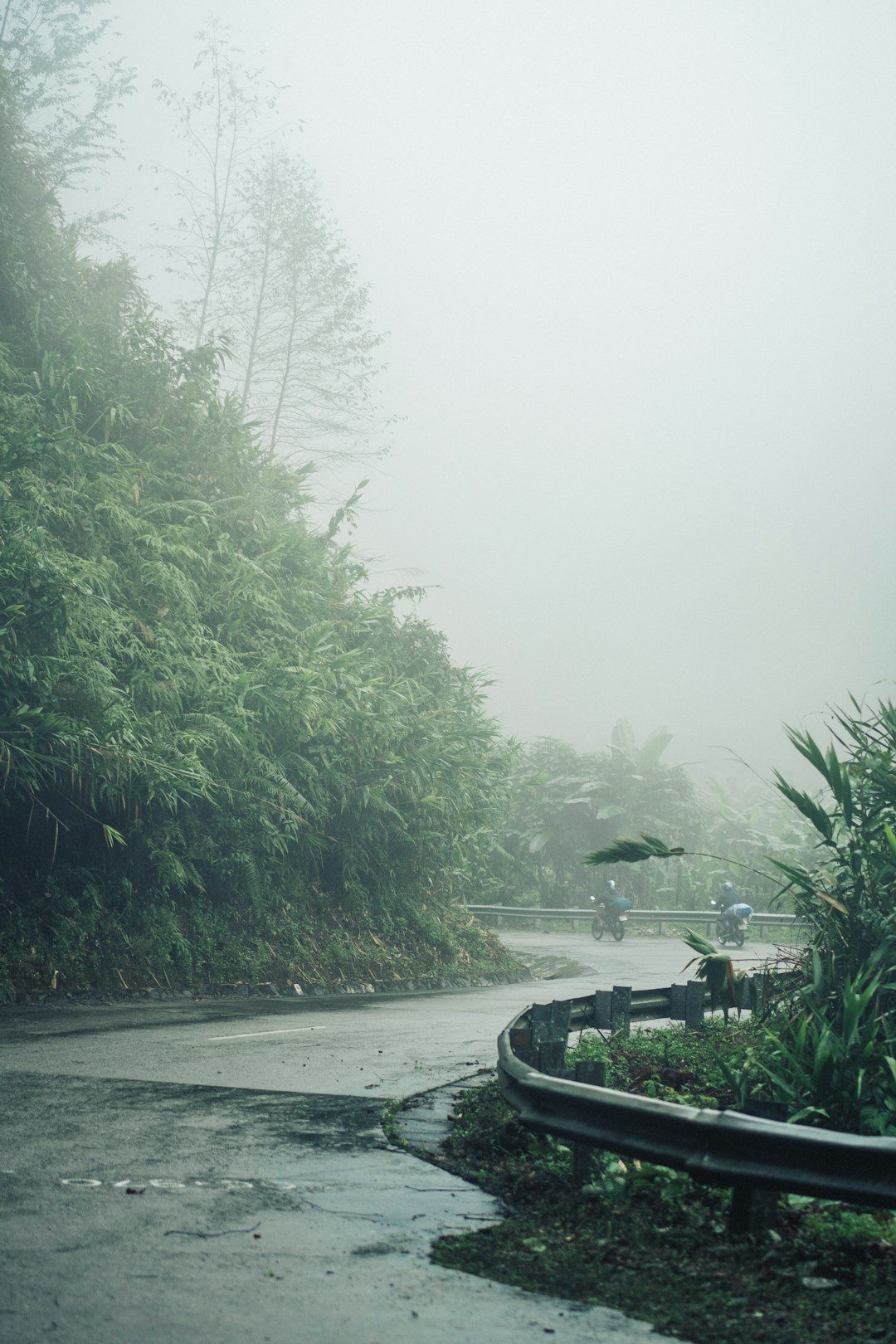 two motorcycles on roads