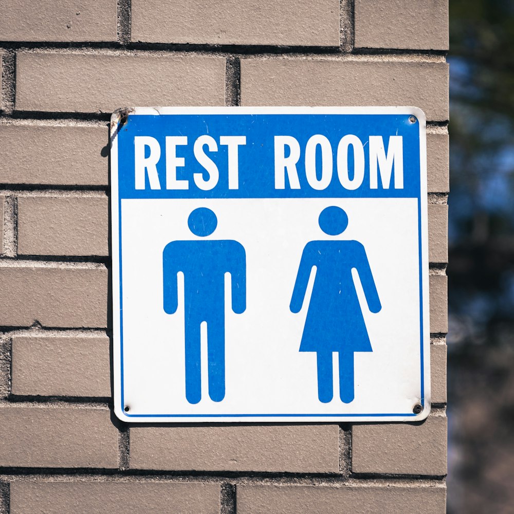 rest room signage