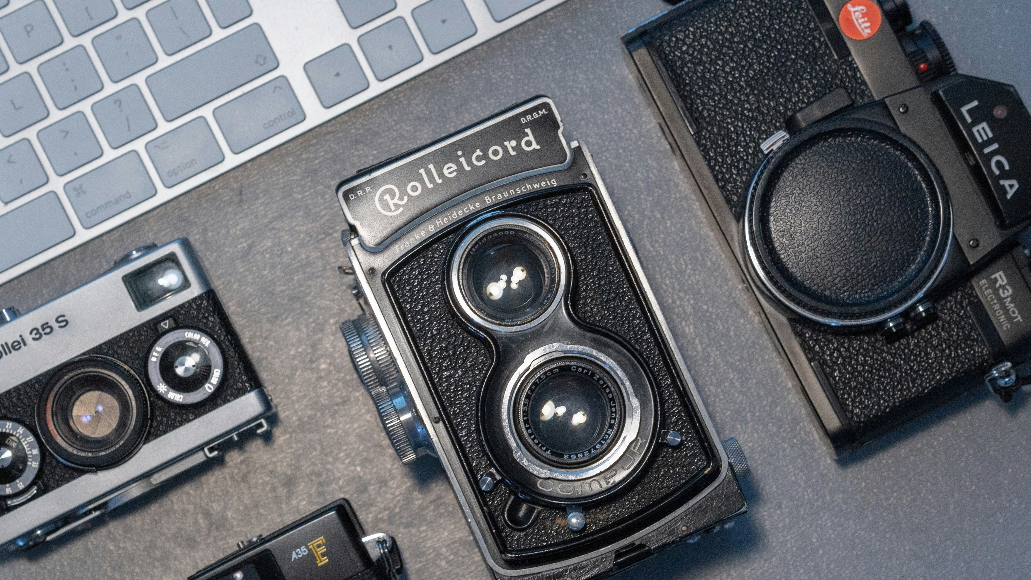 Professionelle Fotoausrüstung und Archivierung