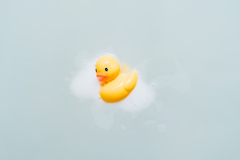 canard de bain jaune