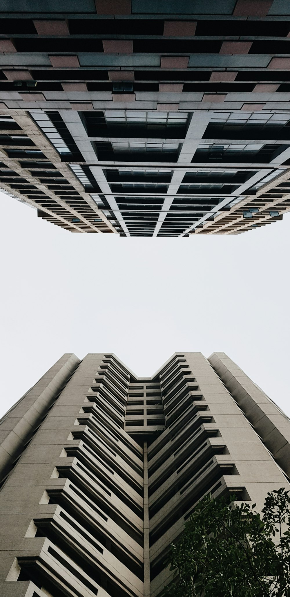 low-angle photography of buildings