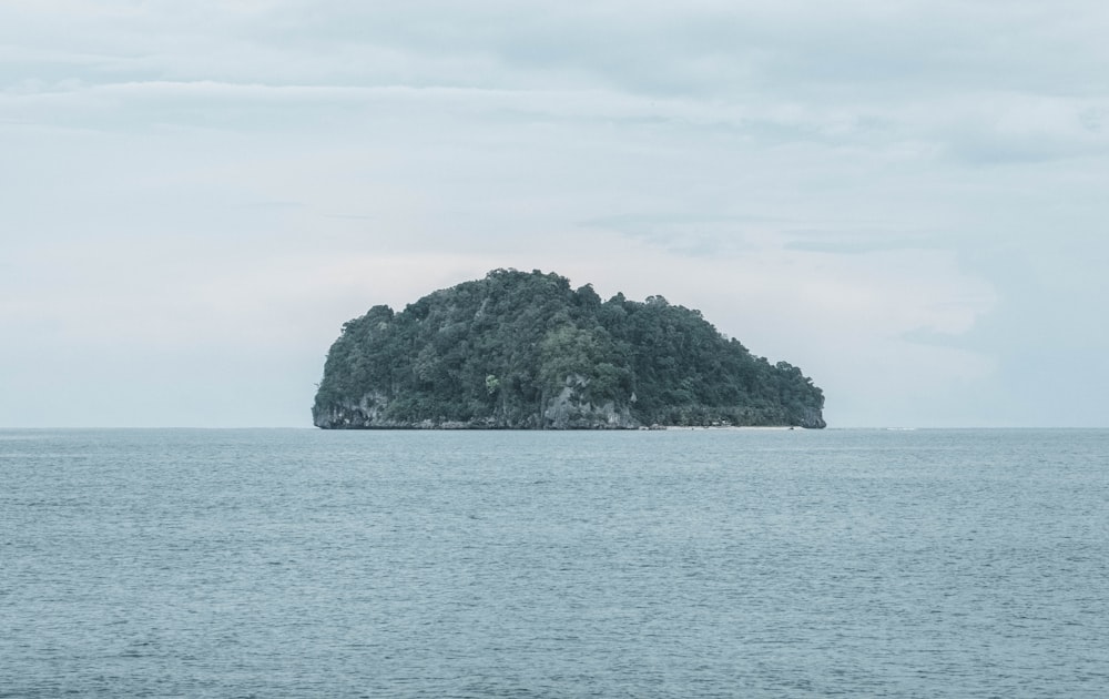 island near ocean