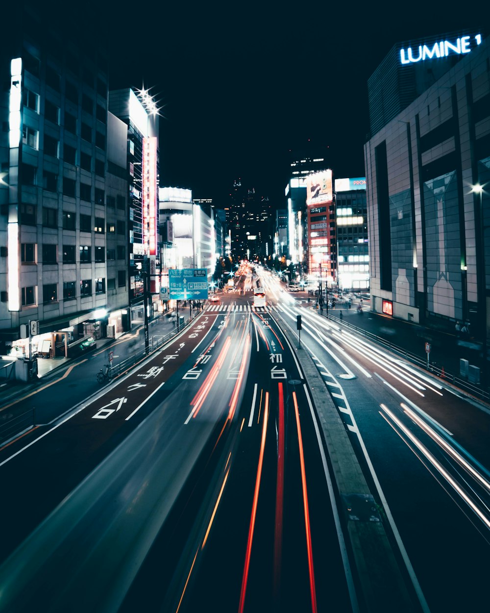 empty road near buildings