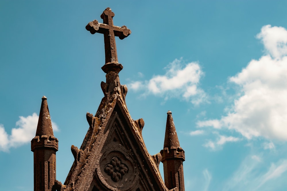 brown cathedral roof