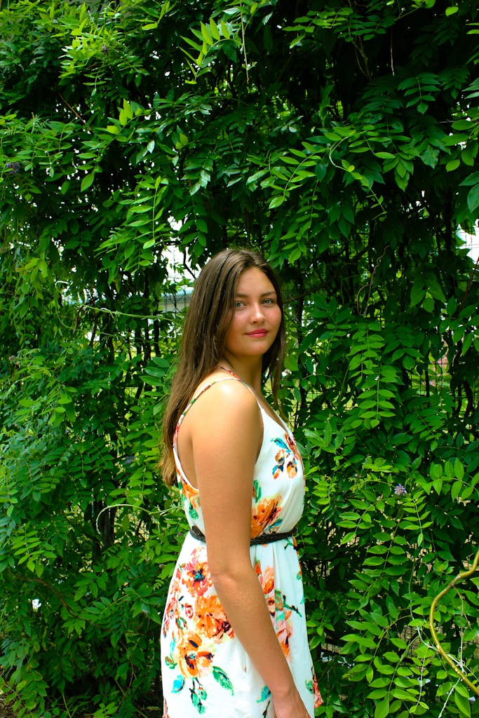 Floral 70s Dress