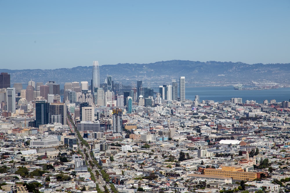 cityscape under blue sky