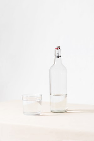 Clear glass of water — hydration doesn't need to be complicated