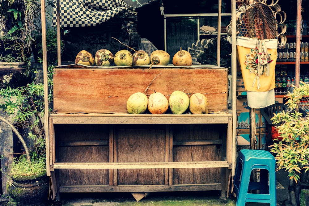 coconut fruit on stall