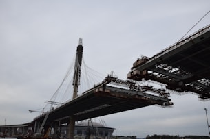 low-angel photography of bridge during daytime